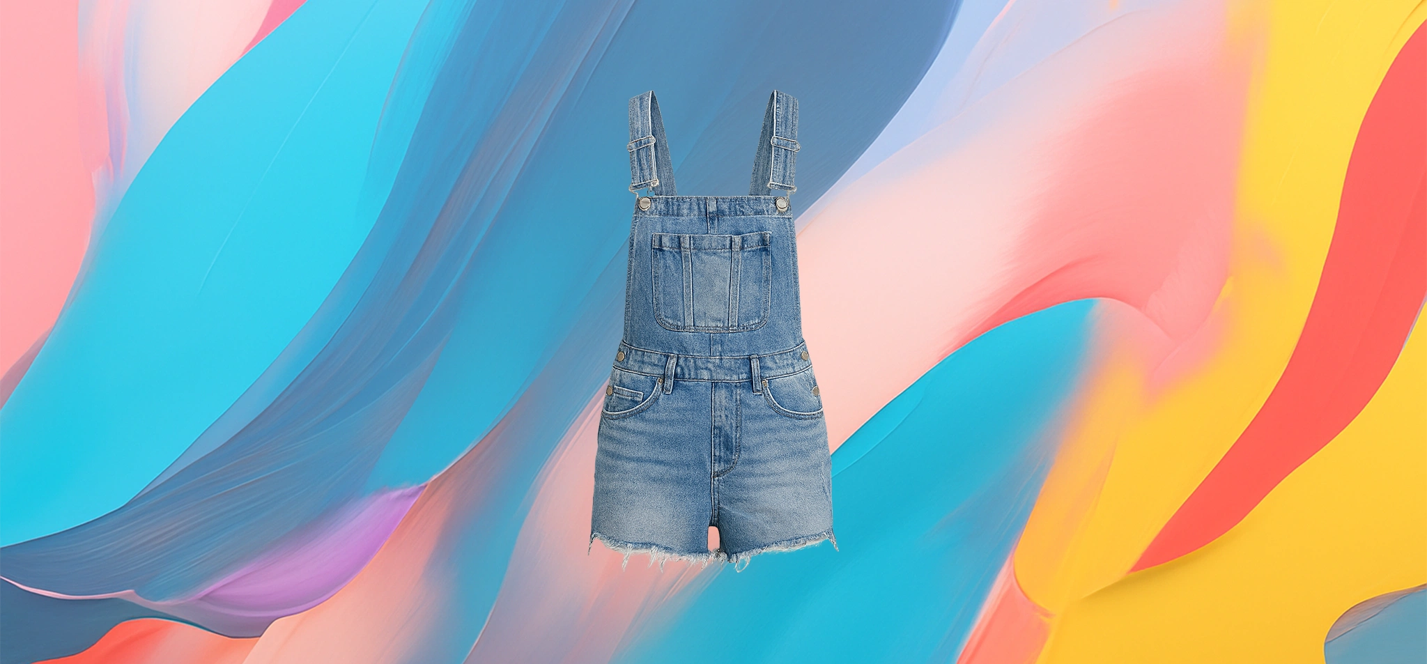 The 25x Classic Denim Overall Shorts