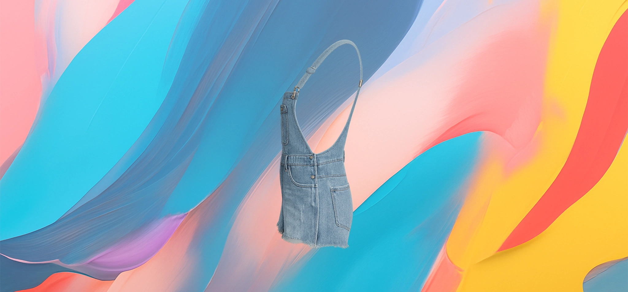 The 25x Classic Denim Overall Shorts - Image 2