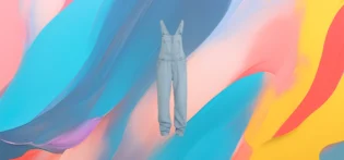The 25x Classic Light Blue Denim Overalls