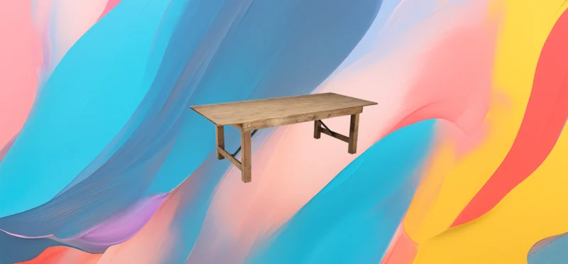The 25x Farmhouse Fold Table 6ft