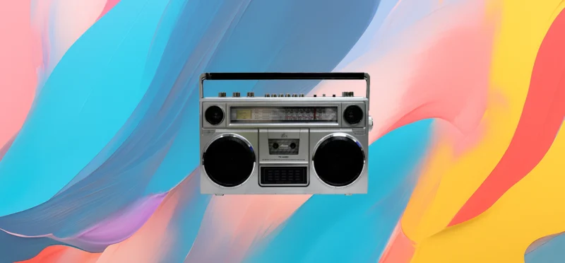 The 25x RetroWave Boombox