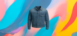 blouson jeans bleu vue de face The 25x Gentleman’s Jean Jacket