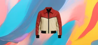blouson rouge femme vue de face The 25x women's Red jacket
