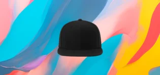 casquette noire homme vue de face The 25x – Black Cap