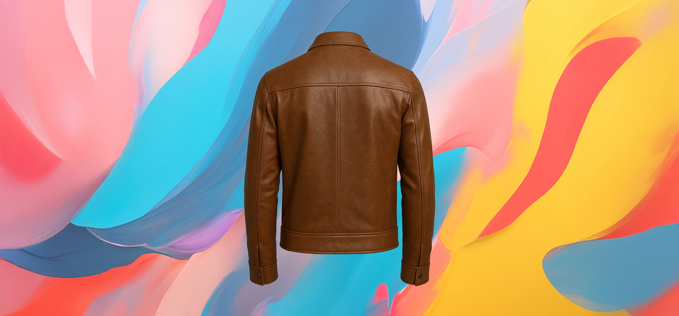 The 25x - Classic Brown Leather Jacket - Image 3