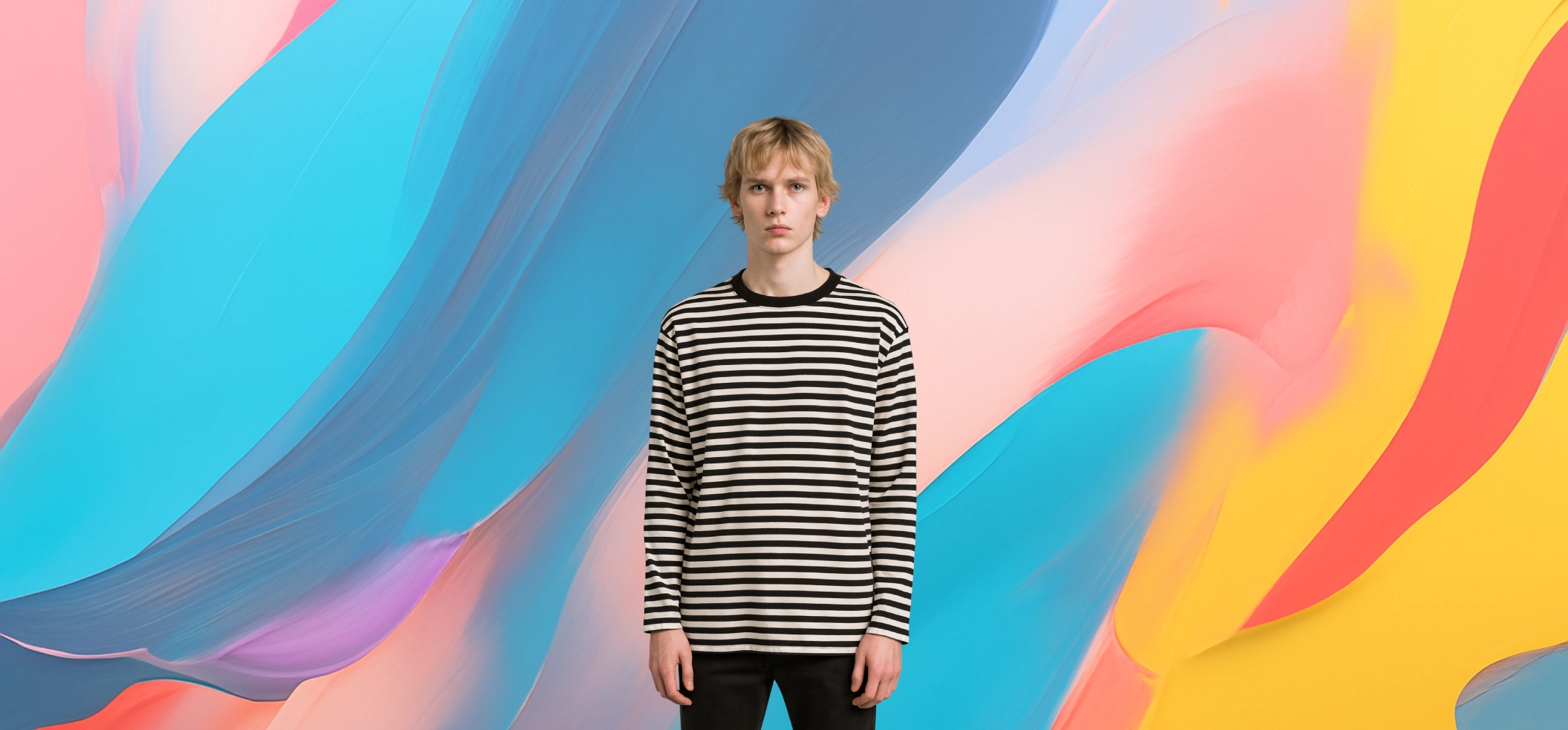 The 25x Classic Striped Long Sleeve Tee - Image 5