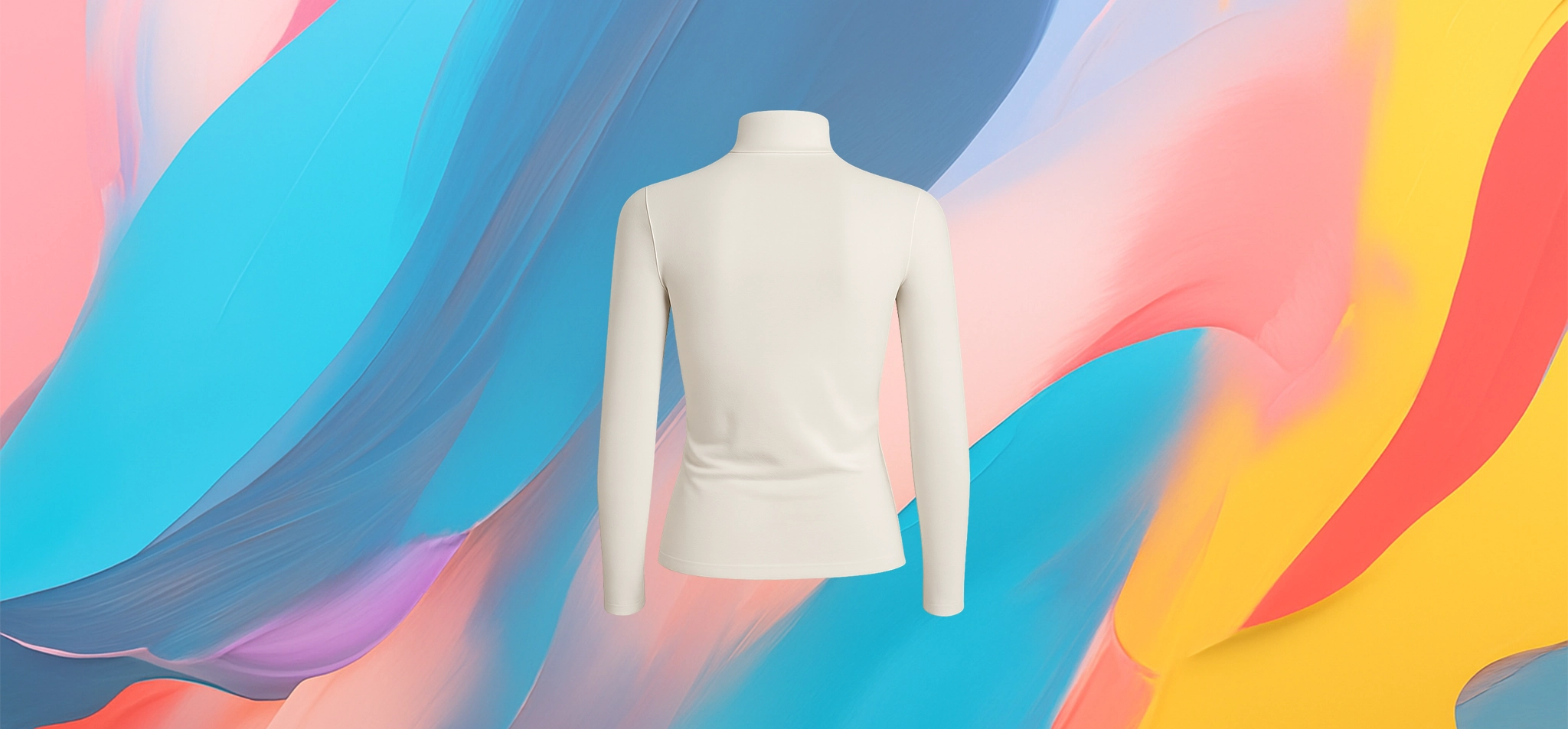 The 25X Women’s Slim Fit Turtleneck Top - Image 2