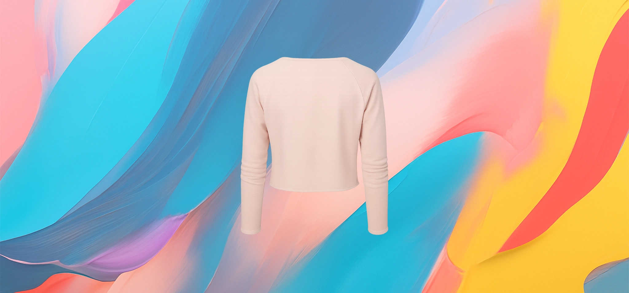 The 25x Feline Gaze Crop Sweatshirt - Image 2