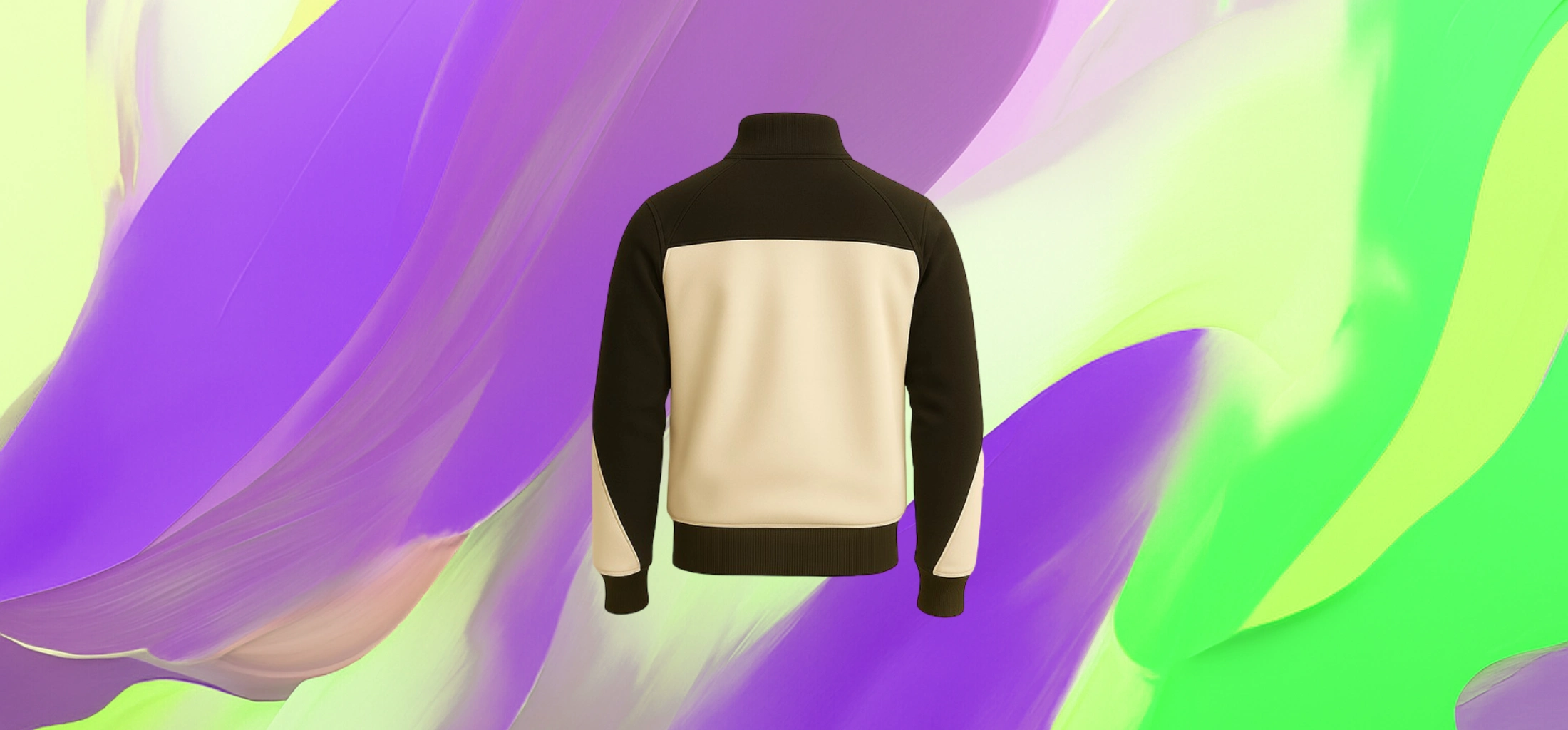 The25x Varsity Sunset Jacket - Black and white - Image 3