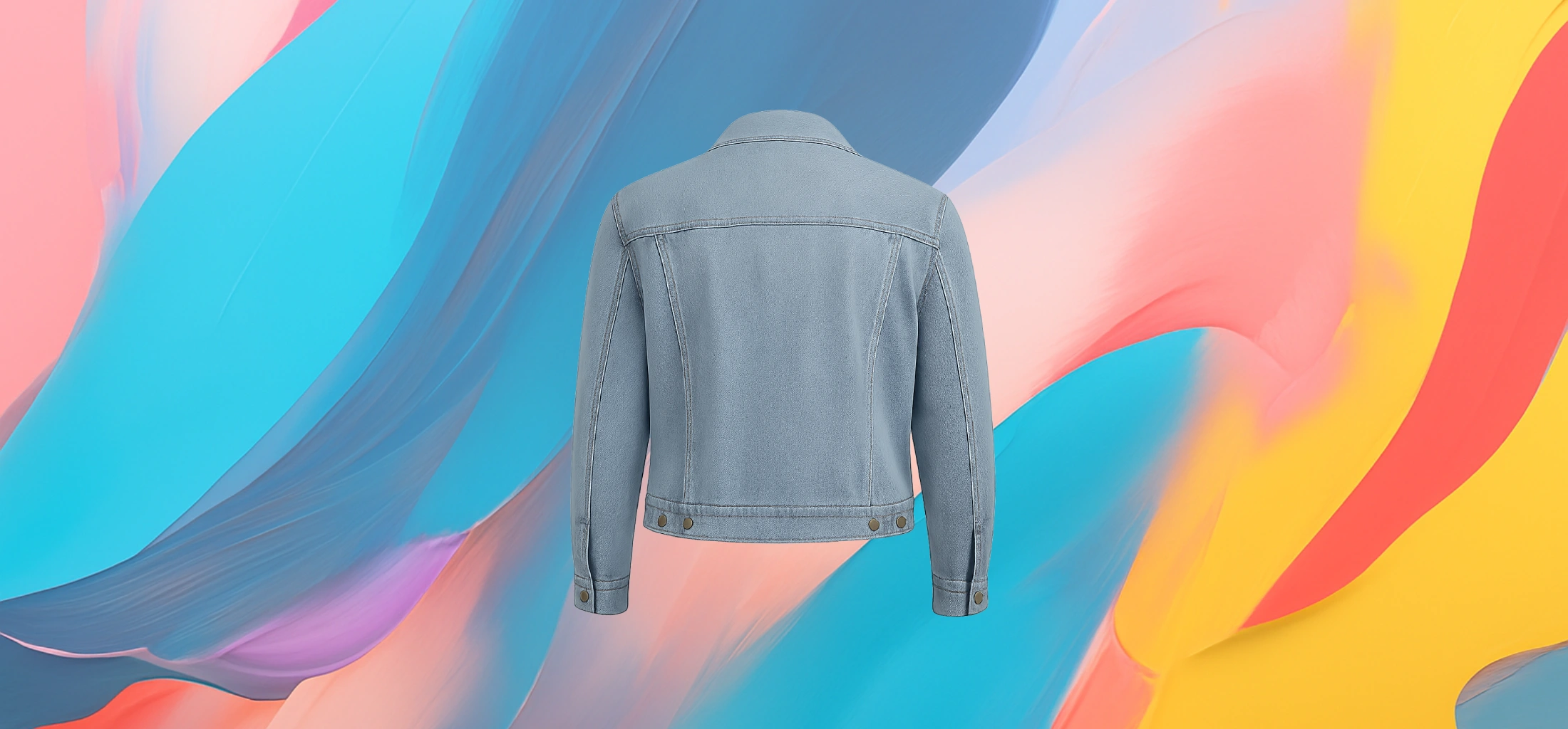 The 25x Classic Light Blue Denim Jacket - Image 2