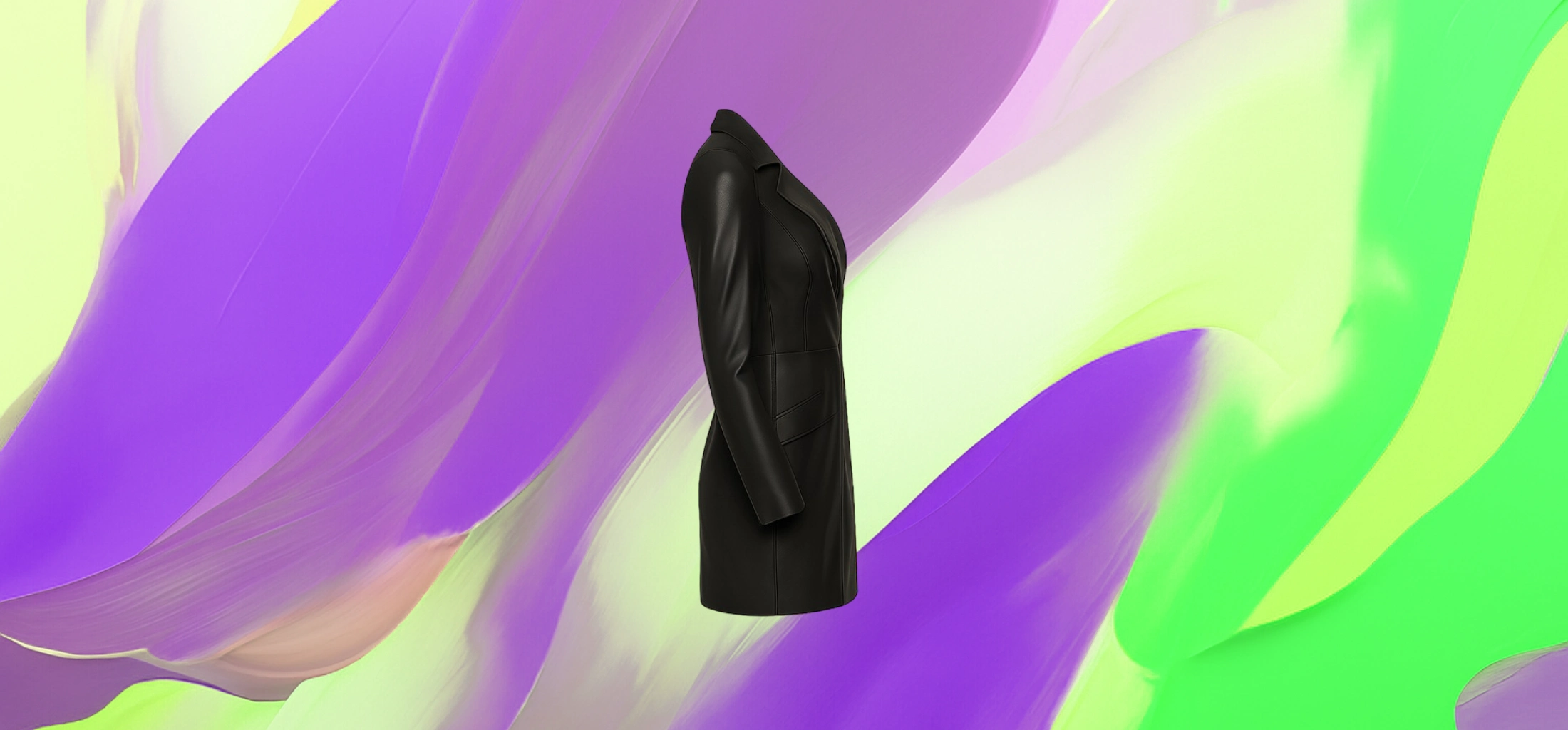 The 25x Midnight Edge Leather Dress Coat - Image 4