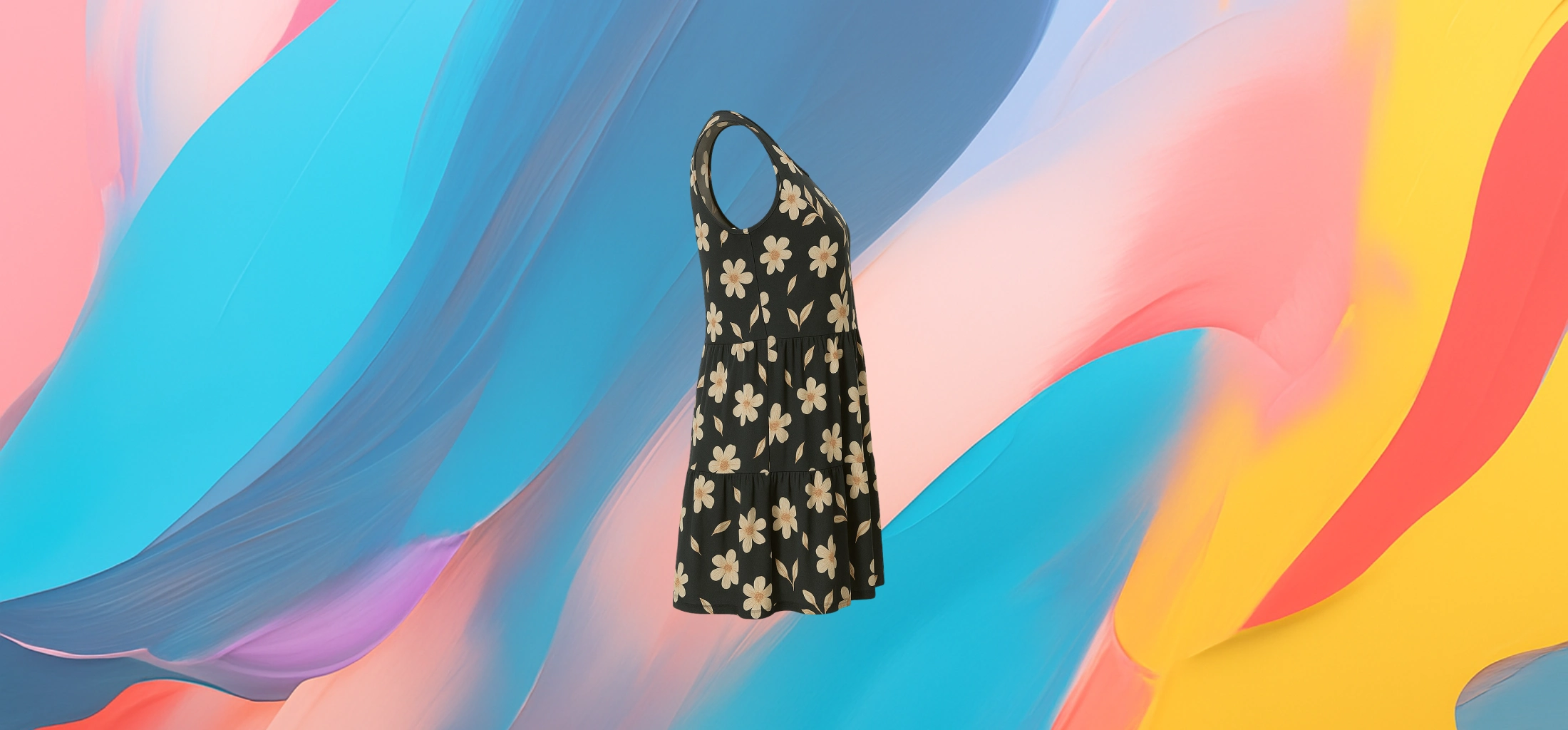 The 25x Sleeveless Floral Dress - Image 3
