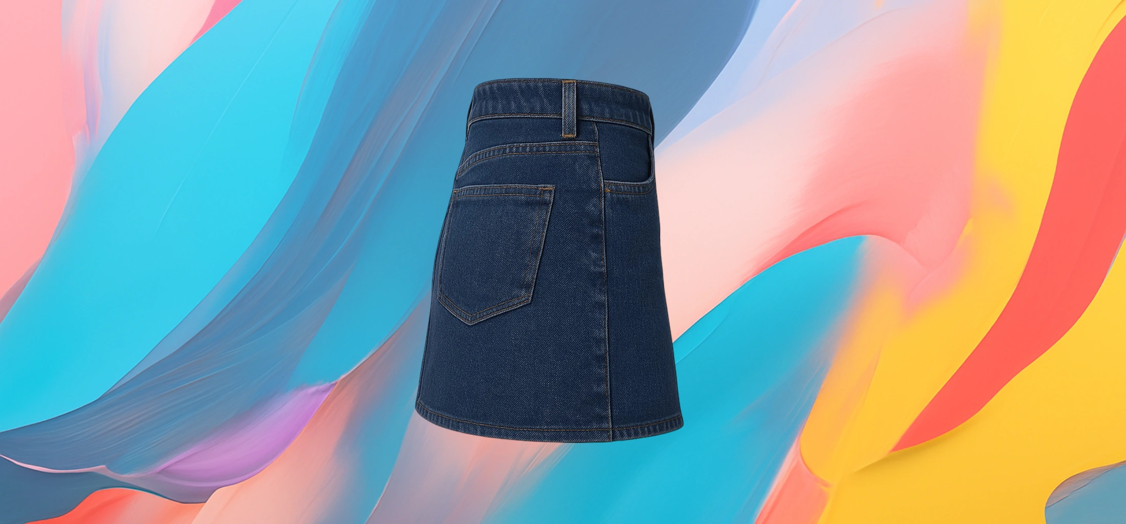 The 25x Denim Mini Skirt - Image 3
