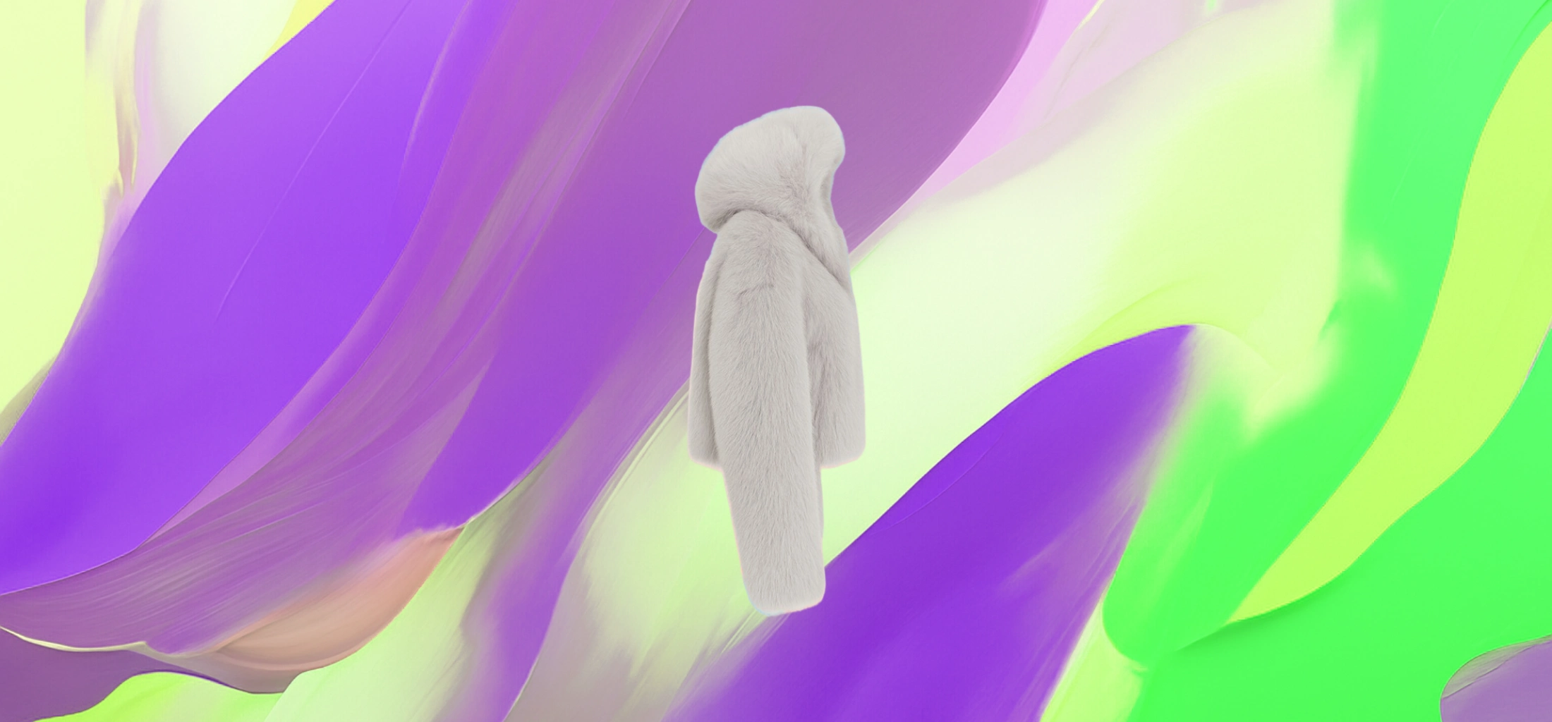 The 25x Frost Glow Faux Fur Hoodie - Image 3