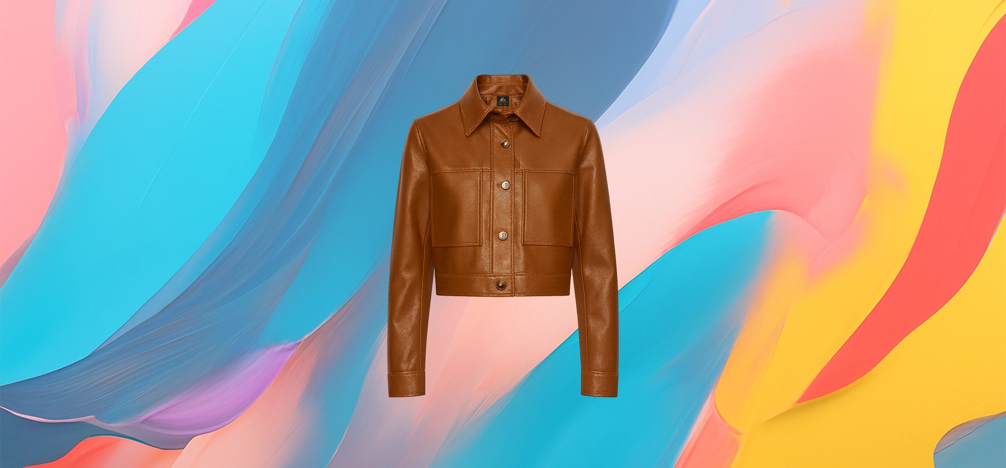 The 25x Cropped Leather Jacket