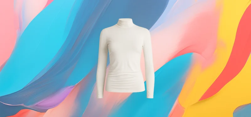 The 25X Women’s Slim Fit Turtleneck Top