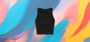 vue de face (1) The 25X Sleek Ribbed Crop Tank