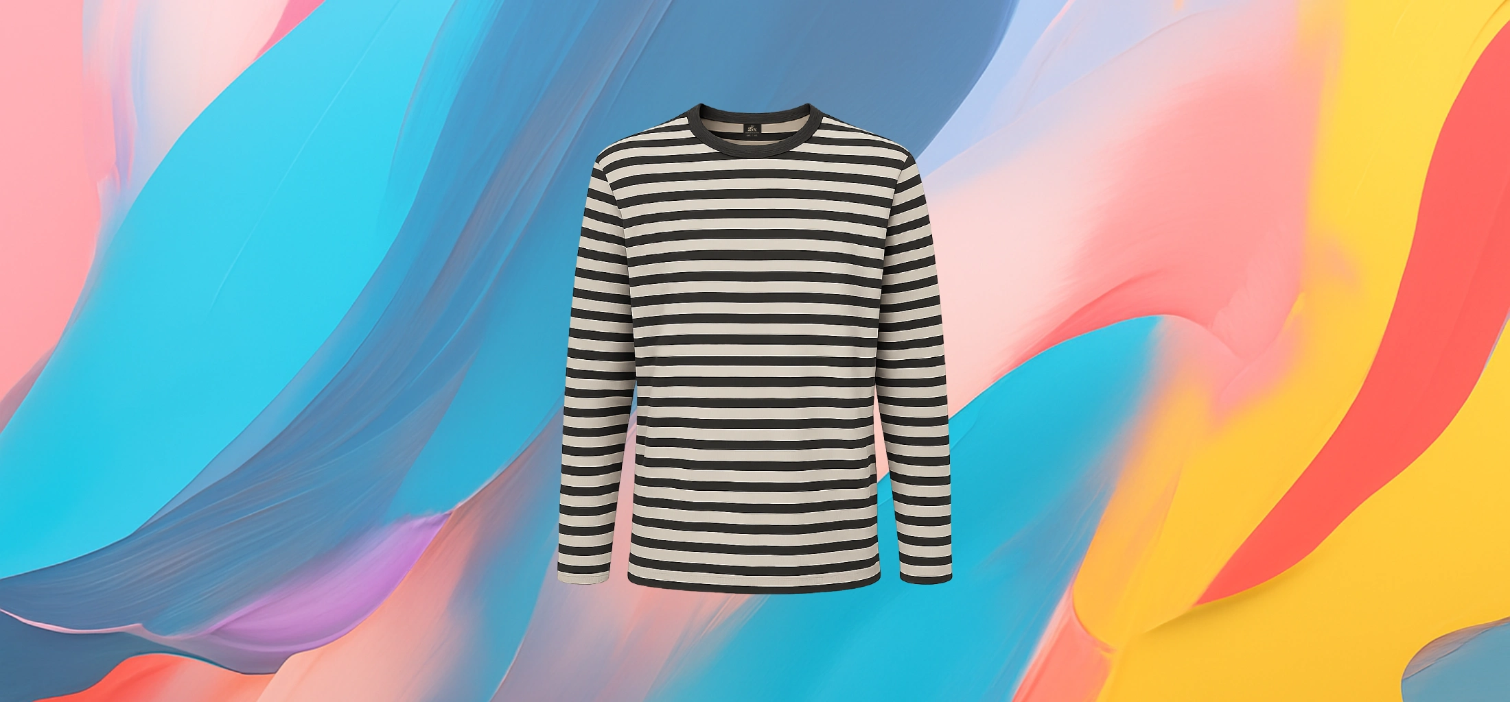 The 25x Classic Striped Long Sleeve Tee