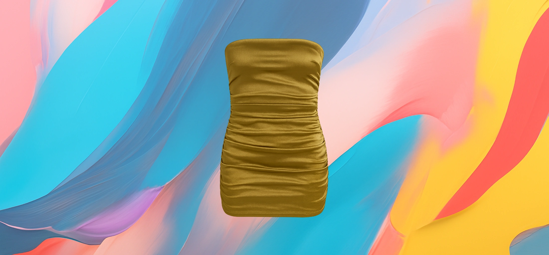 The 25x Radiance Ruched Tube Dress