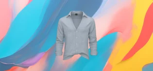 THE 25X Men's Premium Blue Shirt