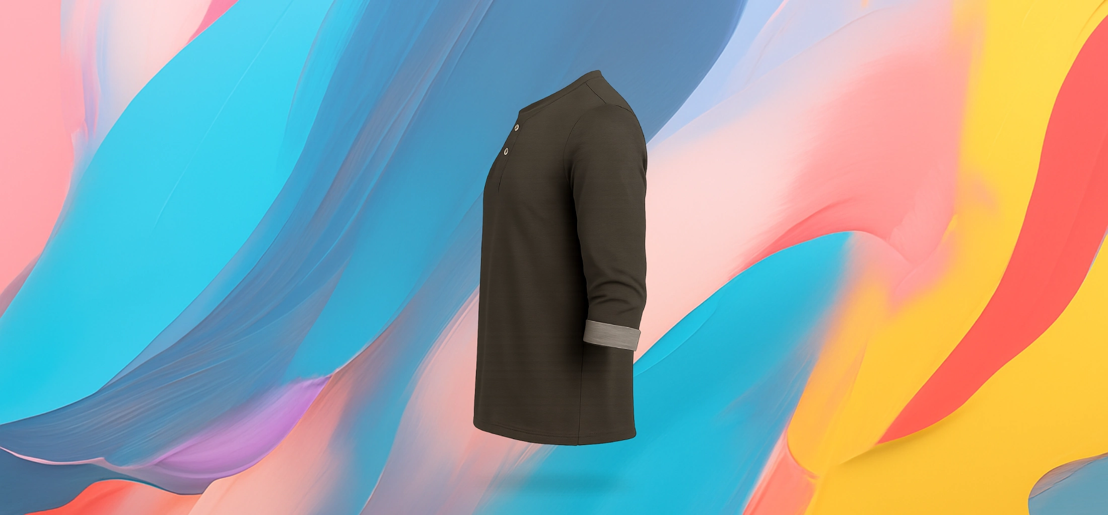The 25x Men’s Luxury Henley Shirt - Image 5