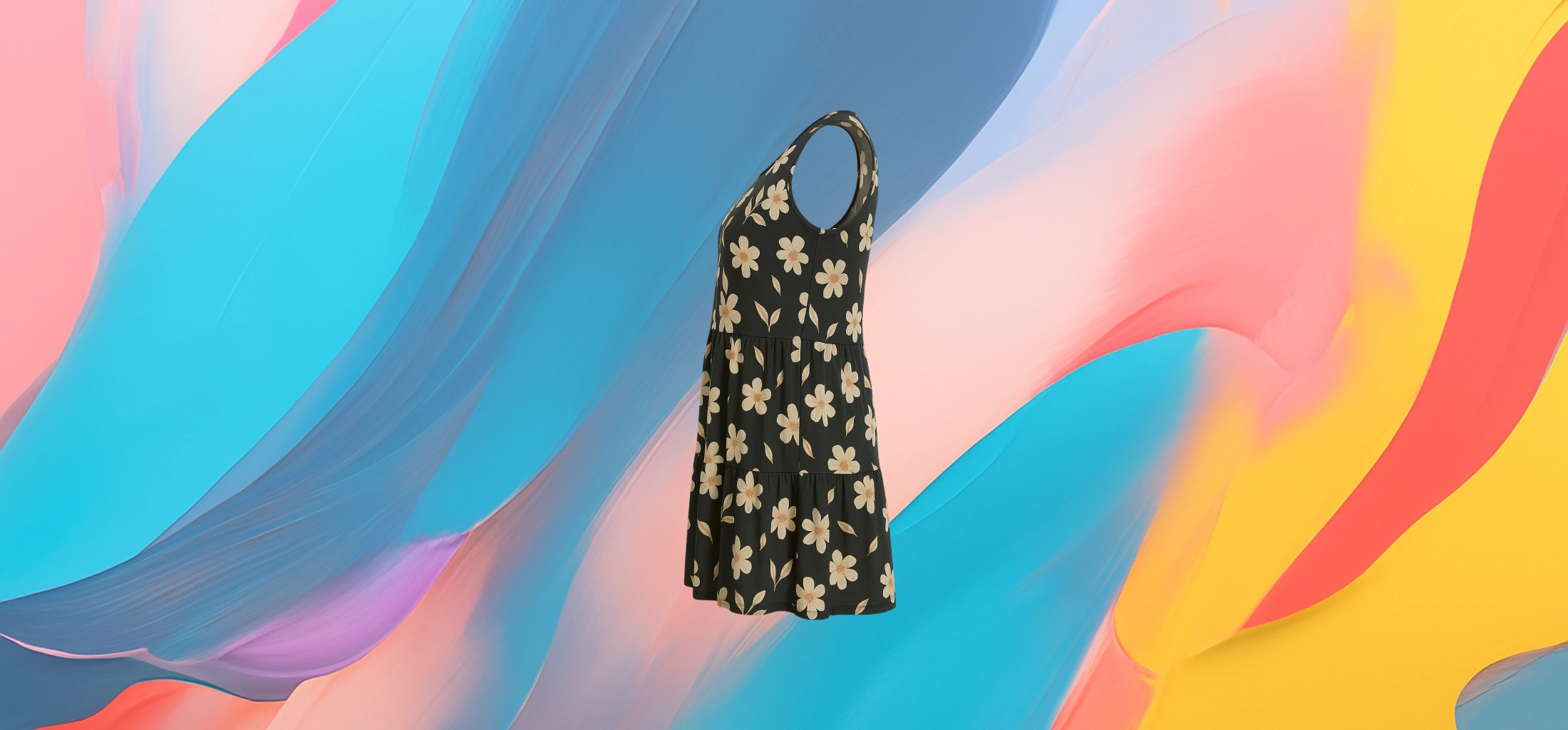 The 25x Sleeveless Floral Dress - Image 2
