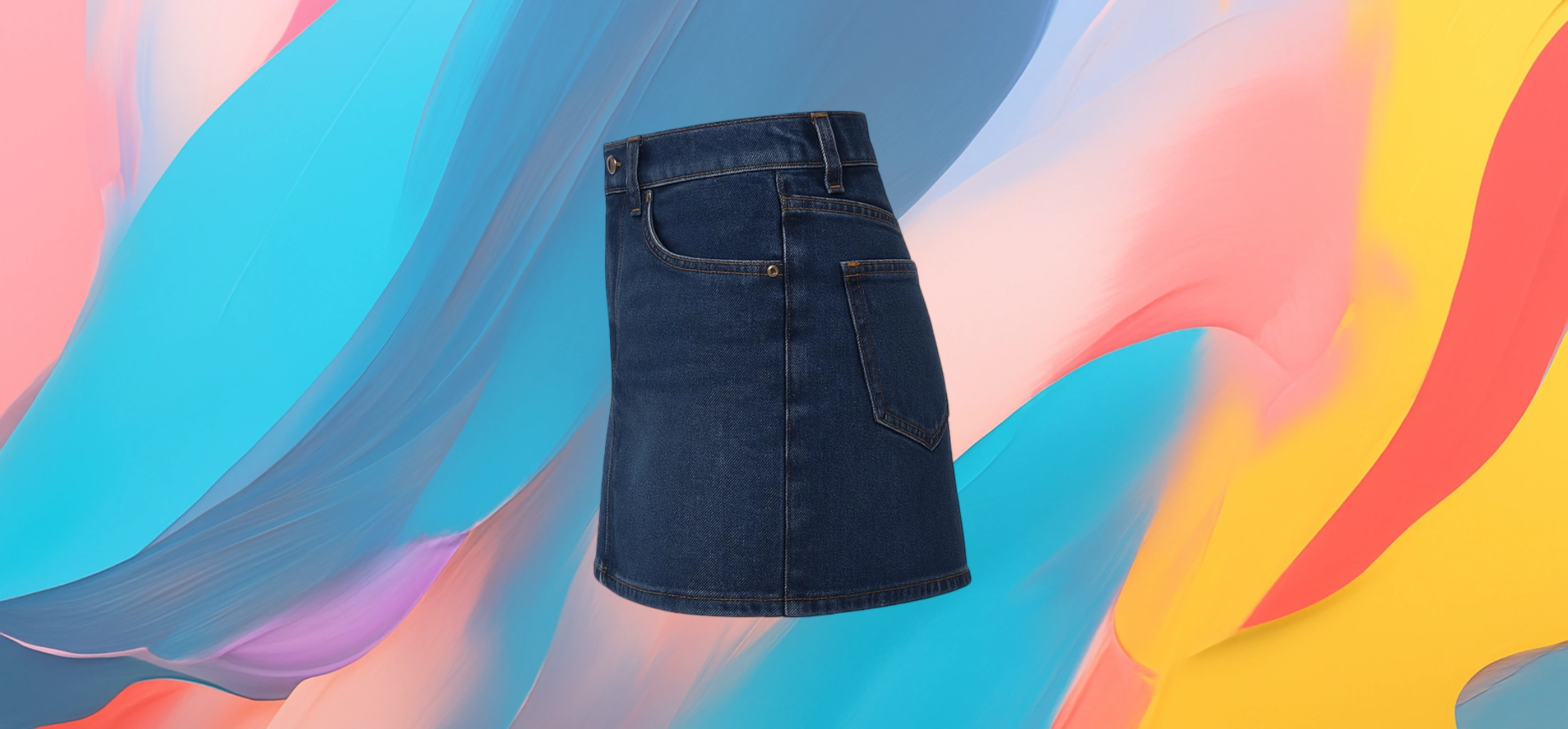 The 25x Denim Mini Skirt - Image 2