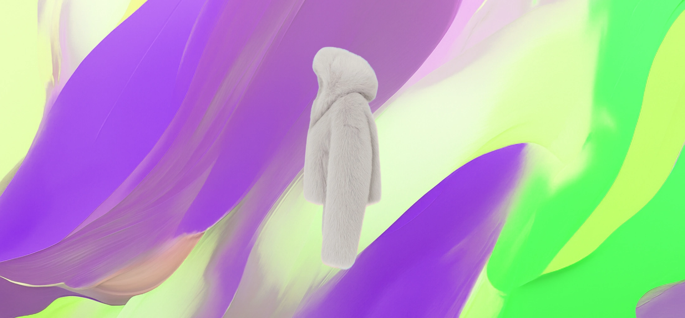 The 25x Frost Glow Faux Fur Hoodie - Image 4