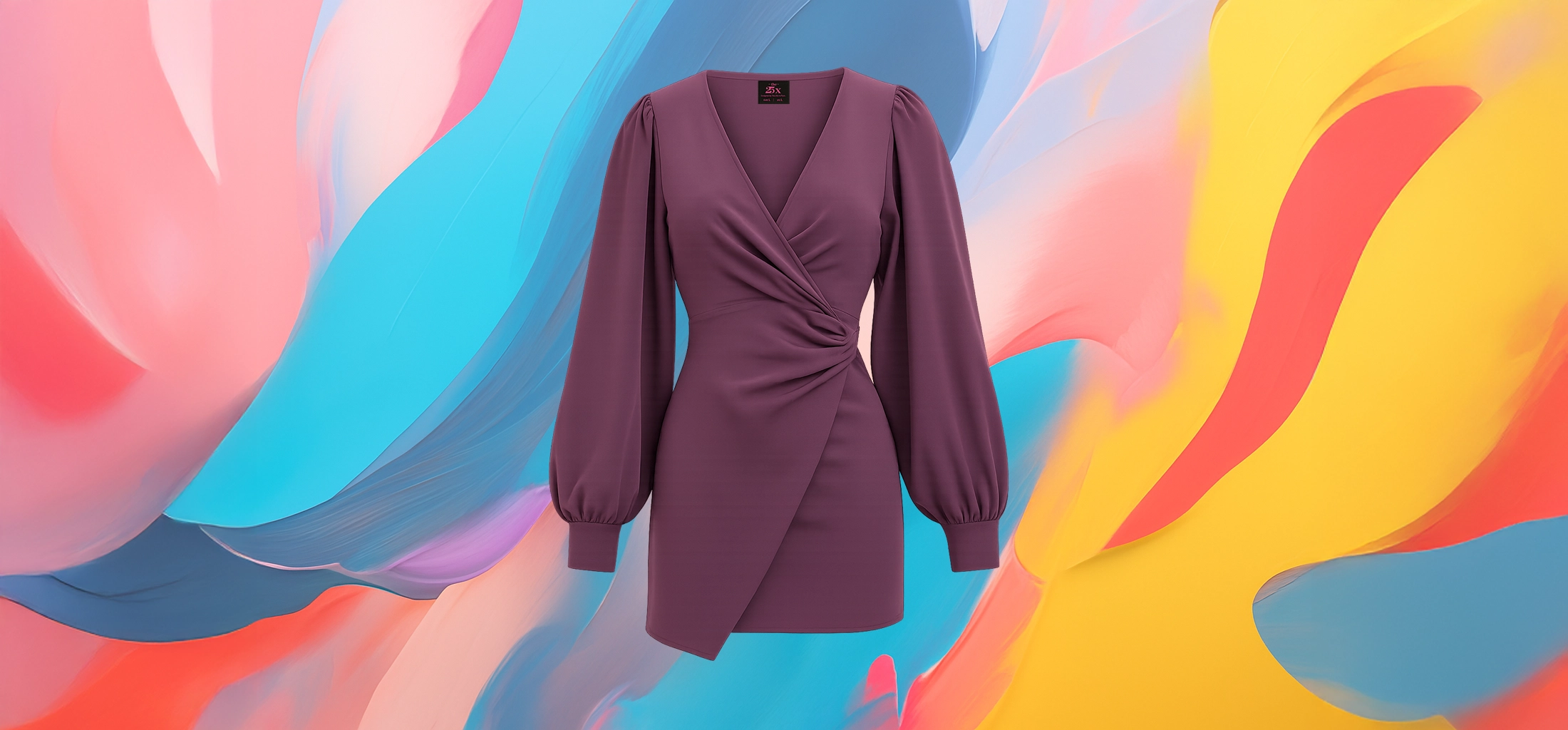 The 25 X Plum Allure Dress