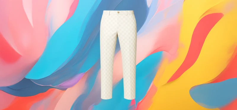 The 25 X Piped Seam Checked Pants