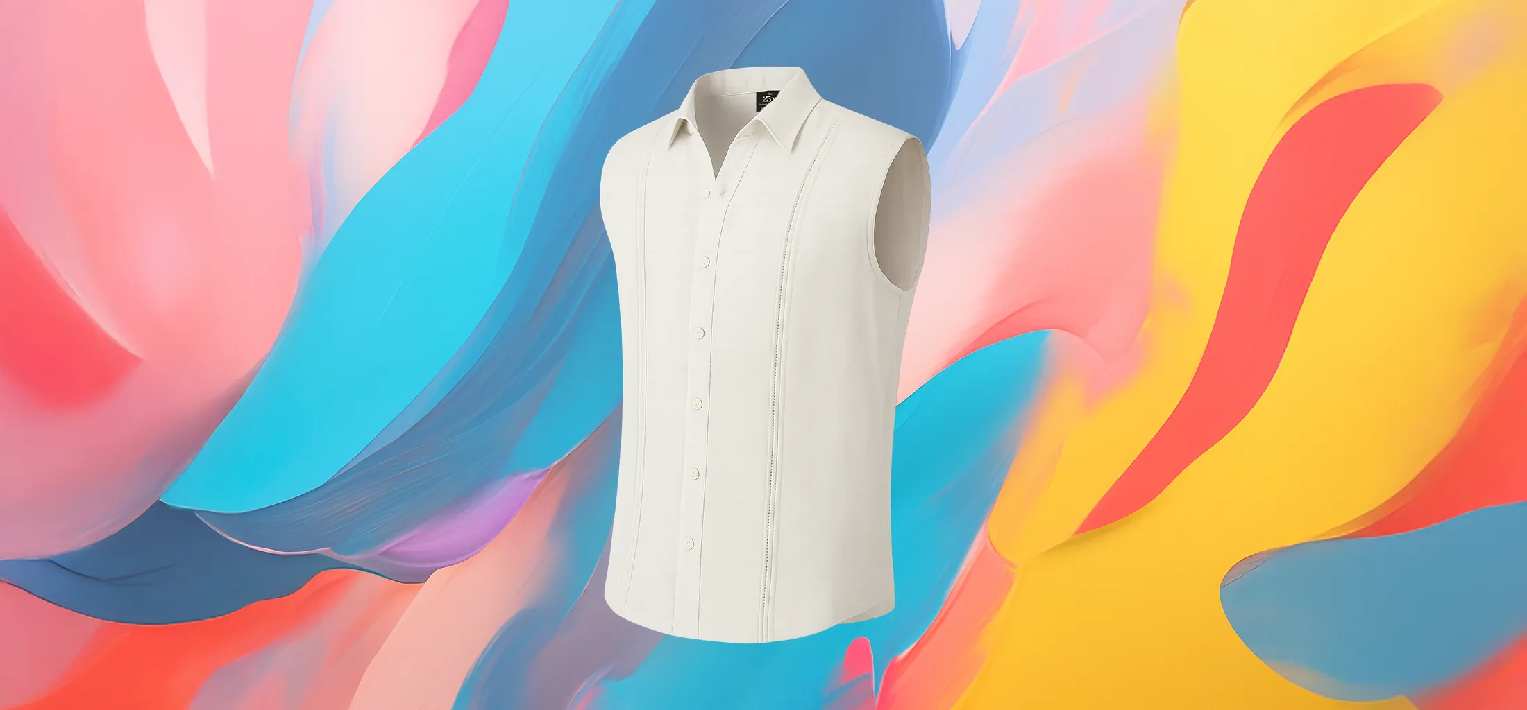The 25x Men's Sleeveless Casual Shirt - Image 2