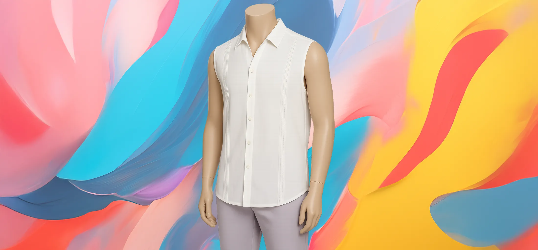 The 25x Men's Sleeveless Casual Shirt - Image 5
