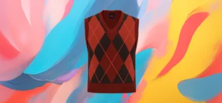 Produit#10-1 The 25x Retro Argyle Vest