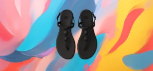 Produit#14-1 The 25x Noir Flow Sandals