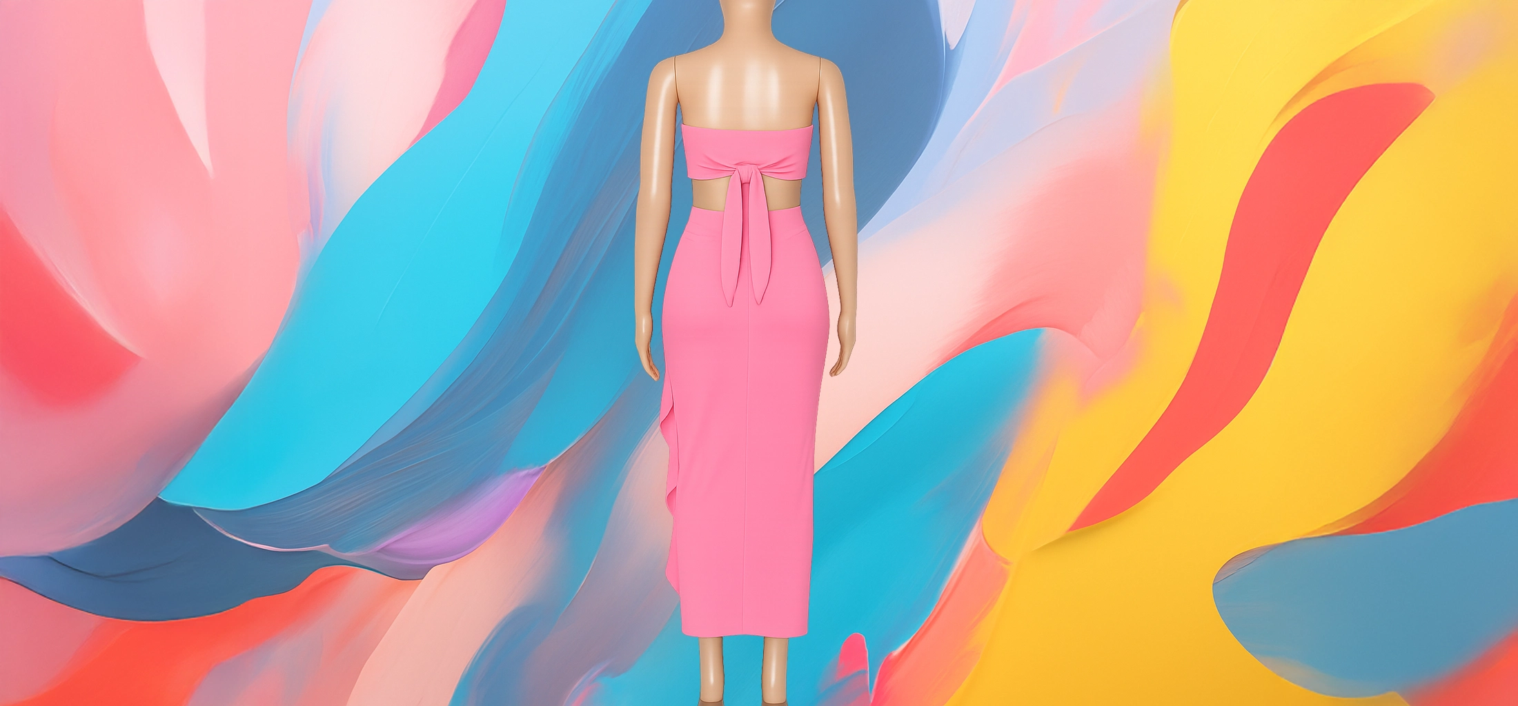 The 25X Pink Bloom Cut-Out Maxi Dress - Image 4