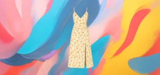 Produit#2-1 The 25x Floral Slip Maxi Dress