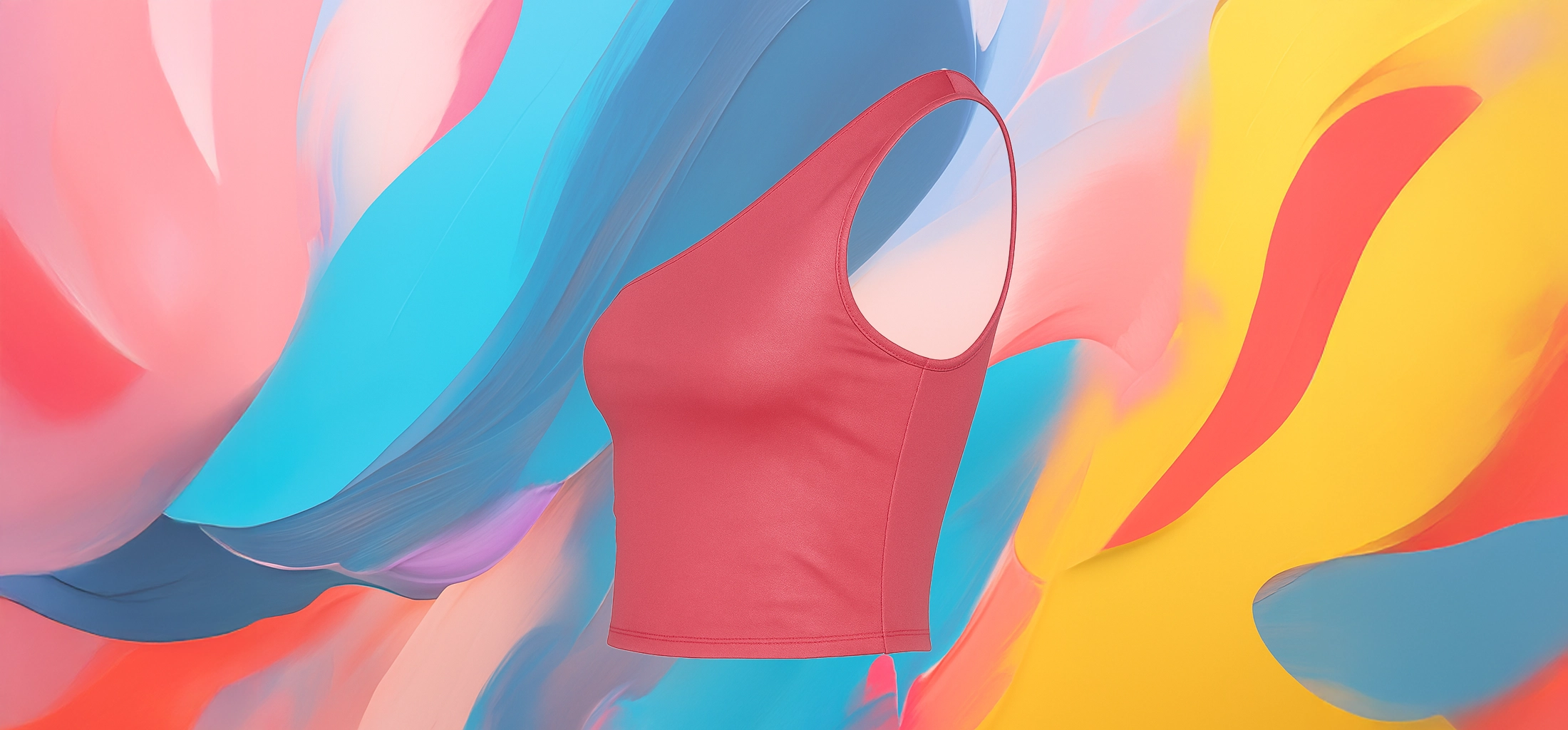 The 25x Single Shoulder Pink Top - Image 2