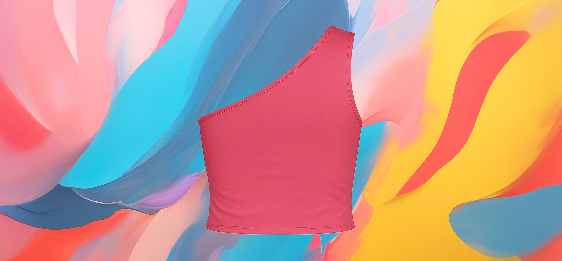 The 25x Single Shoulder Pink Top - Image 4