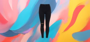Produit#5-1 The 25x Black Ripped Skinny Jeans