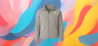 The 25x Gray Zip-Up Hoodie