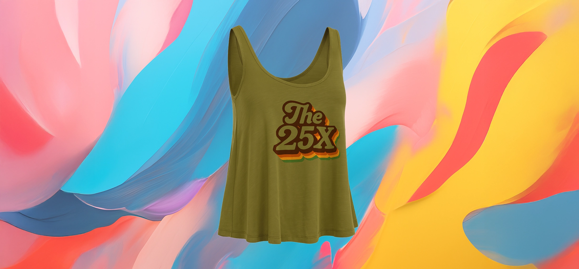 The 25x Ribbed green cotton - Image 2