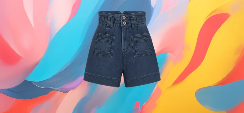 The 25x Indigo Denim Shorts