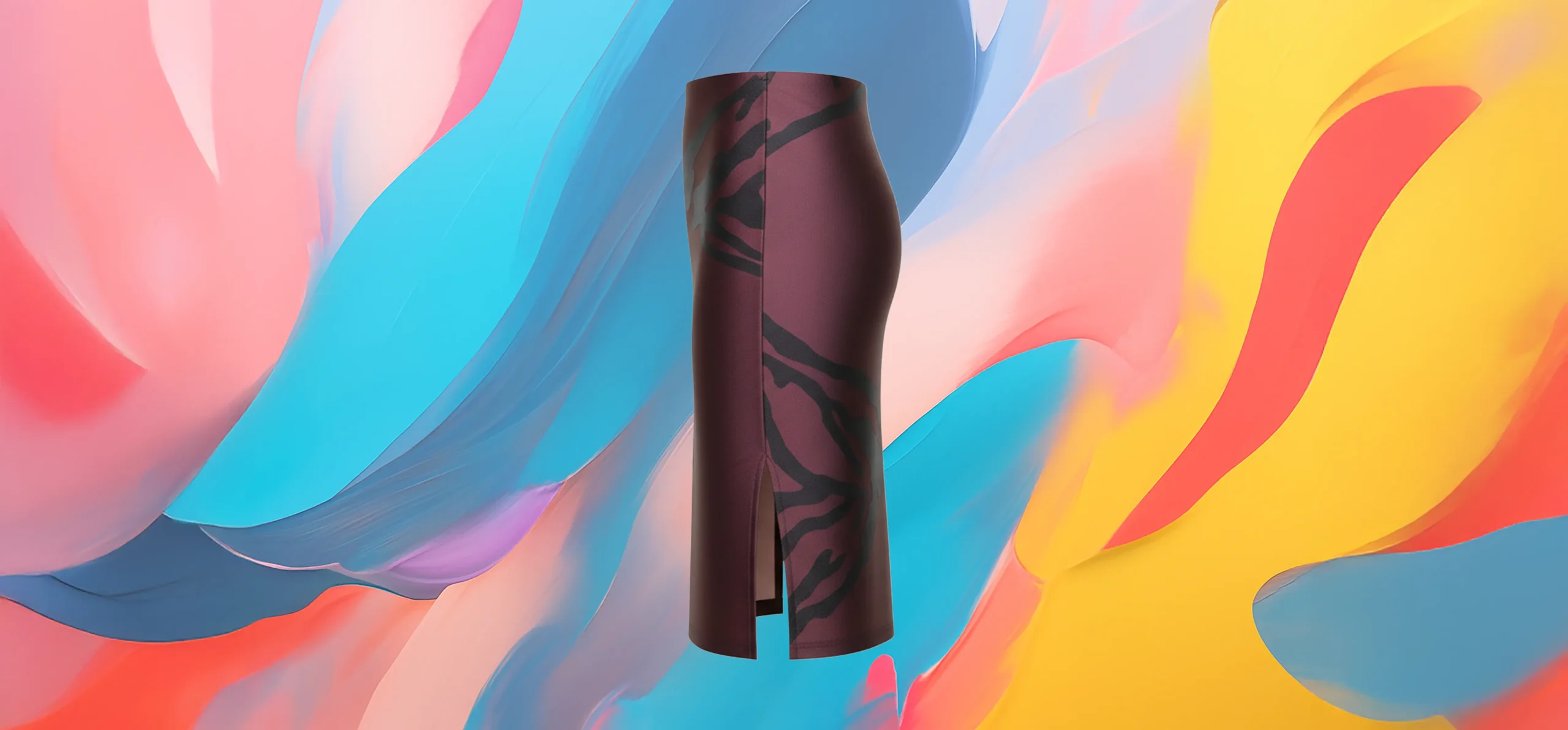 The 25 X – Bordeaux Muse Skirt - Image 3