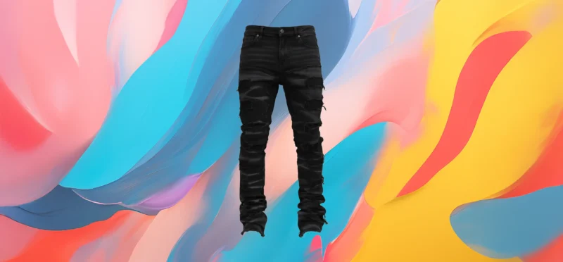 The 25 X Ripped Stacked Jeans