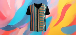 Produit#1-1 The 25 X Ethnic Striped Shirt
