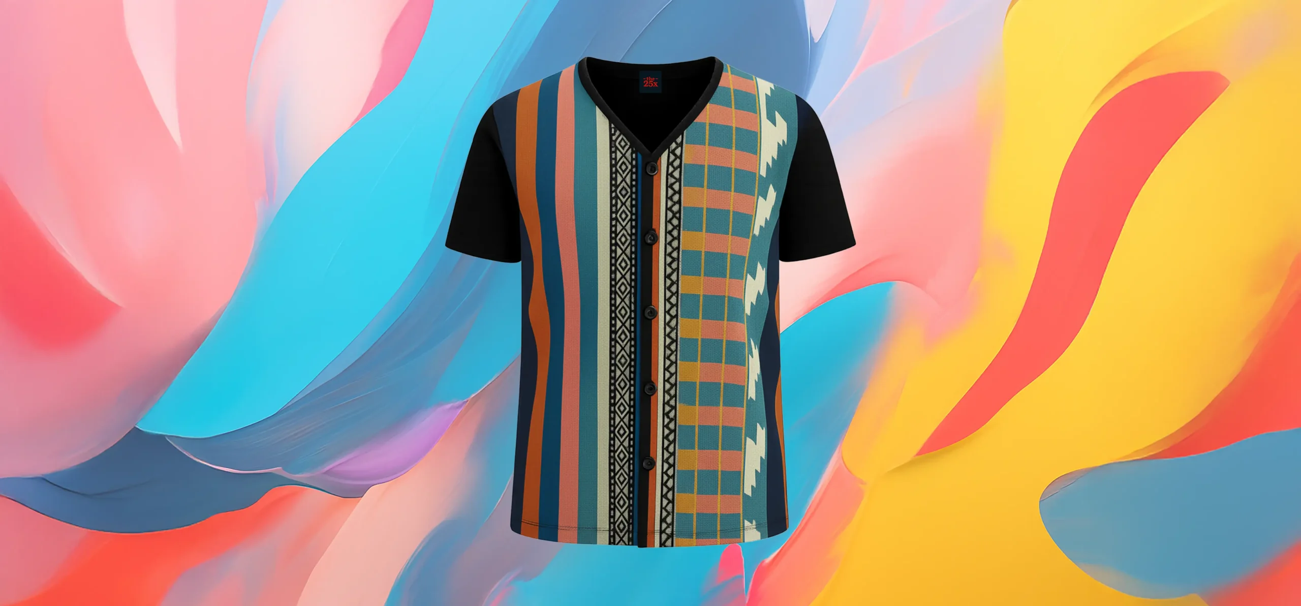 The 25 X Ethnic Striped Shirt