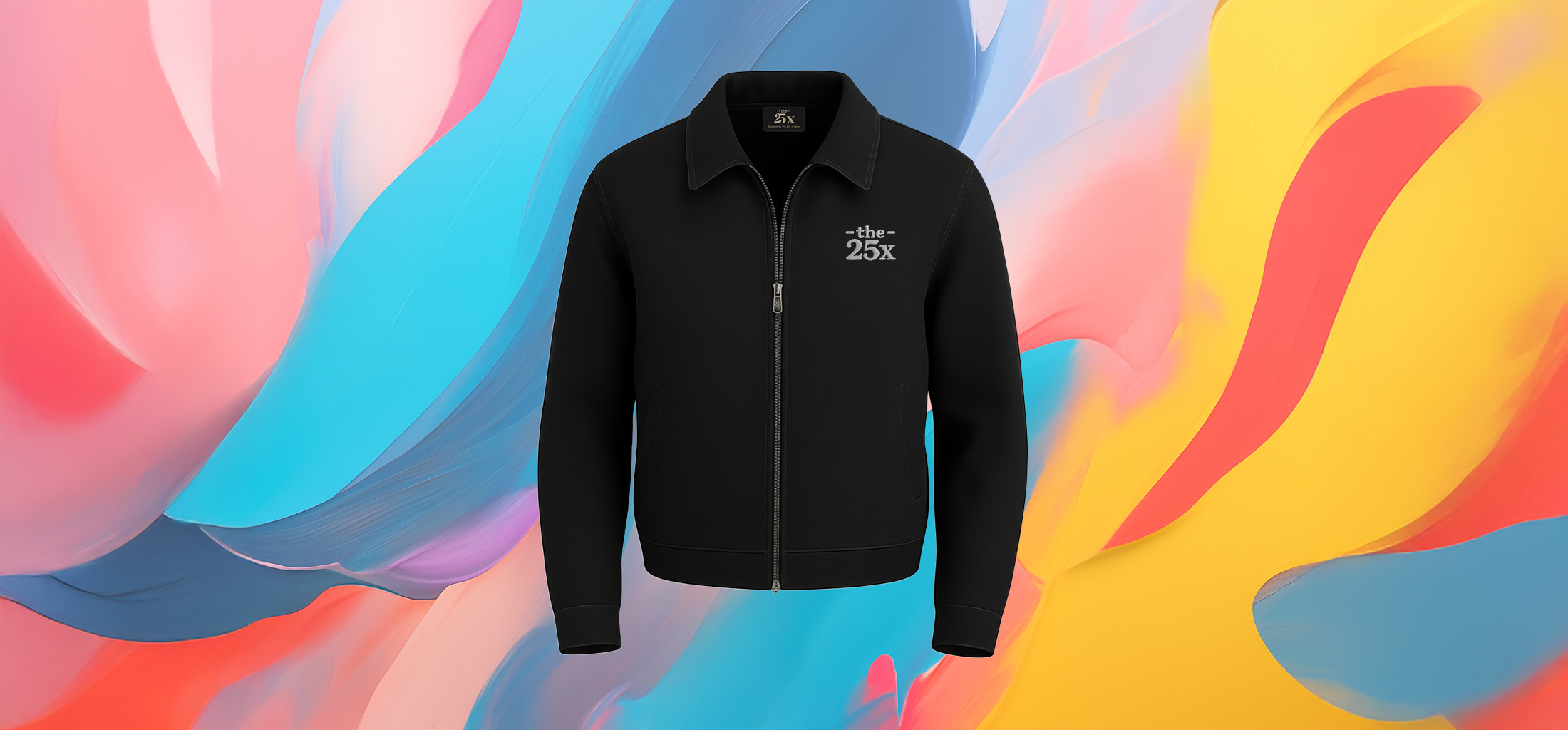 The 25x Classic Black Zip Jacket