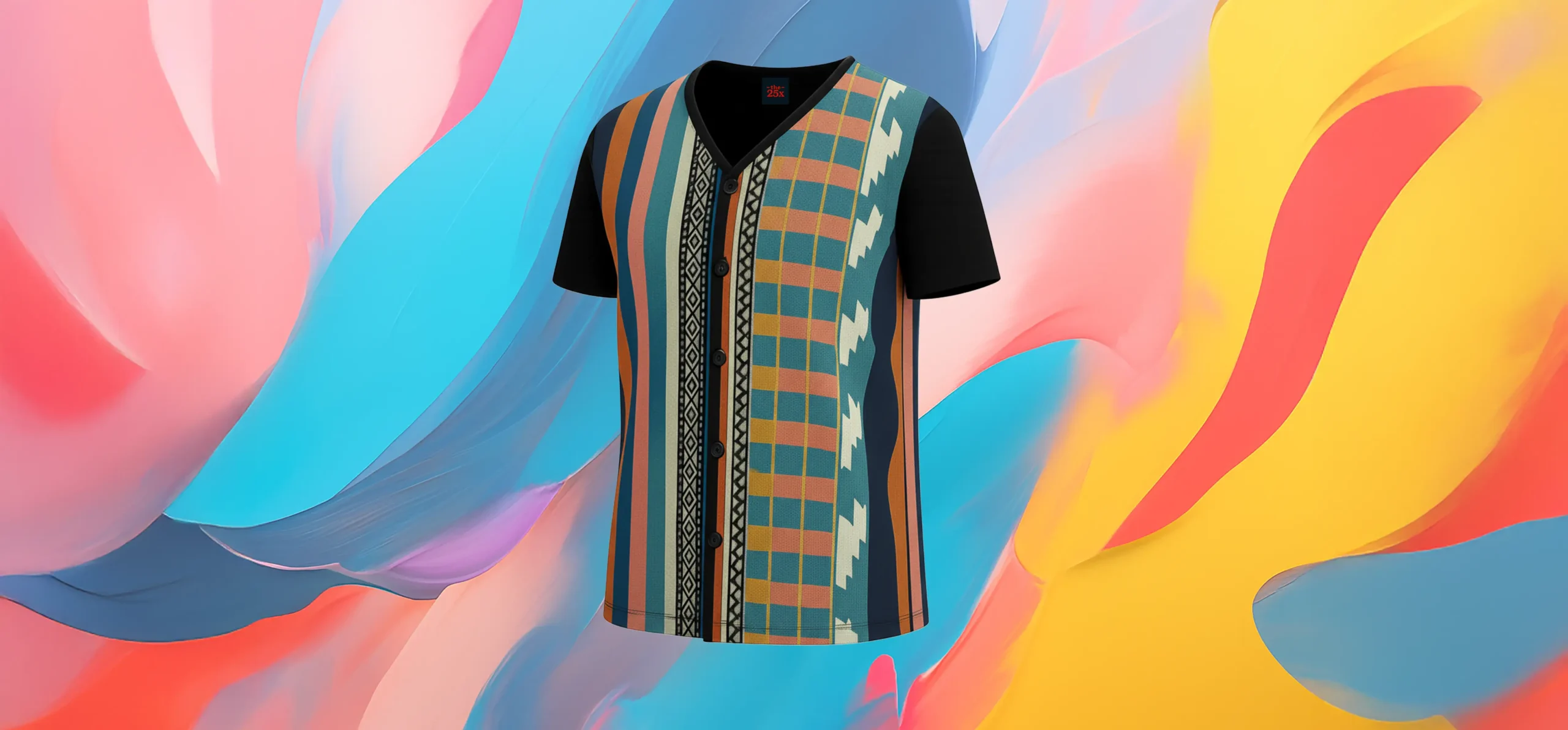 The 25 X Ethnic Striped Shirt - Image 2