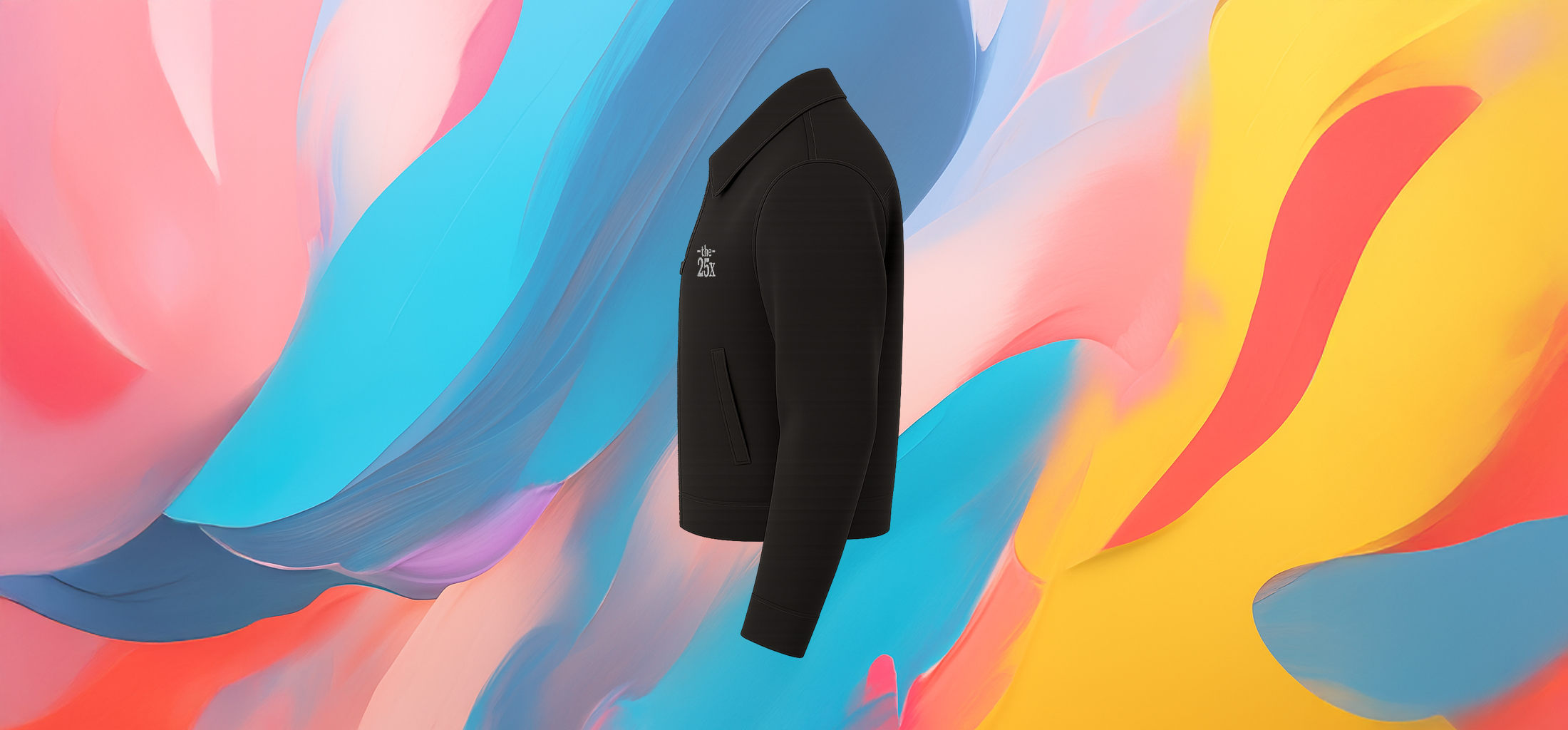 The 25x Classic Black Zip Jacket - Image 2