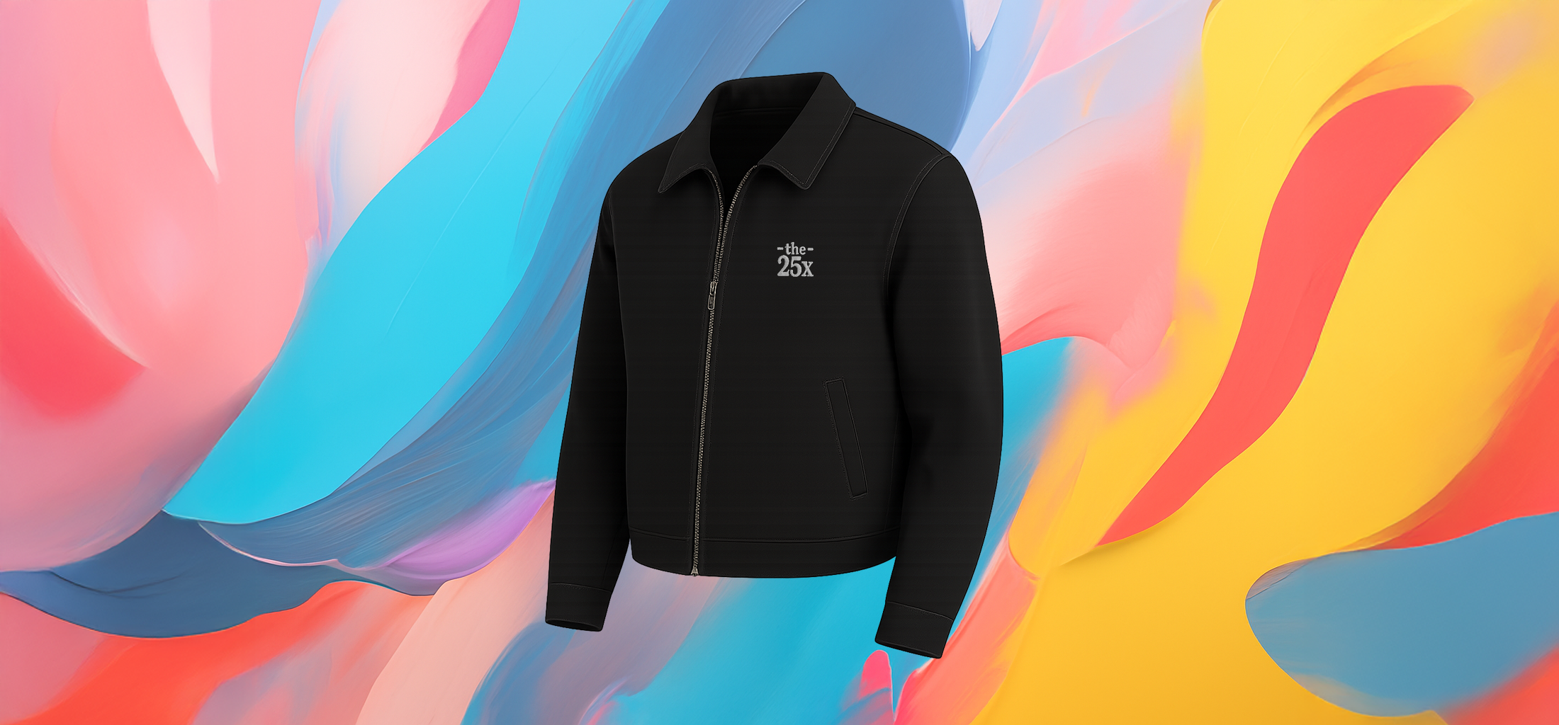 The 25x Classic Black Zip Jacket - Image 4